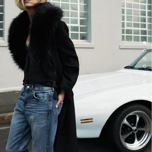 Zara Premium (Monteco) Long Wool Blend Coat (NWOT)